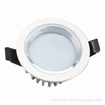 LED Downlight, 3-inch, 7W, 80Ra CRI, 2,700 to 5,700K, 80lm/W, CE, RoHS and CB Marks